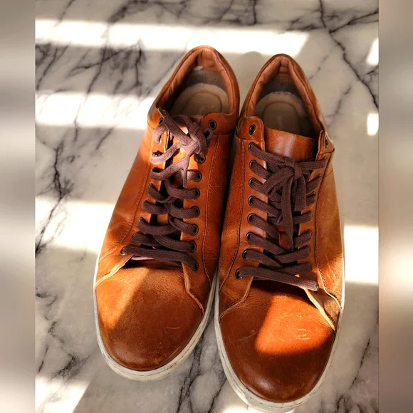 Franco Fortini Leather casual Shoes tan brown lace up made in Italy sz 13 M Franco Fortini | Shoes | Franco Fortini Casual Lace Up  main image 3